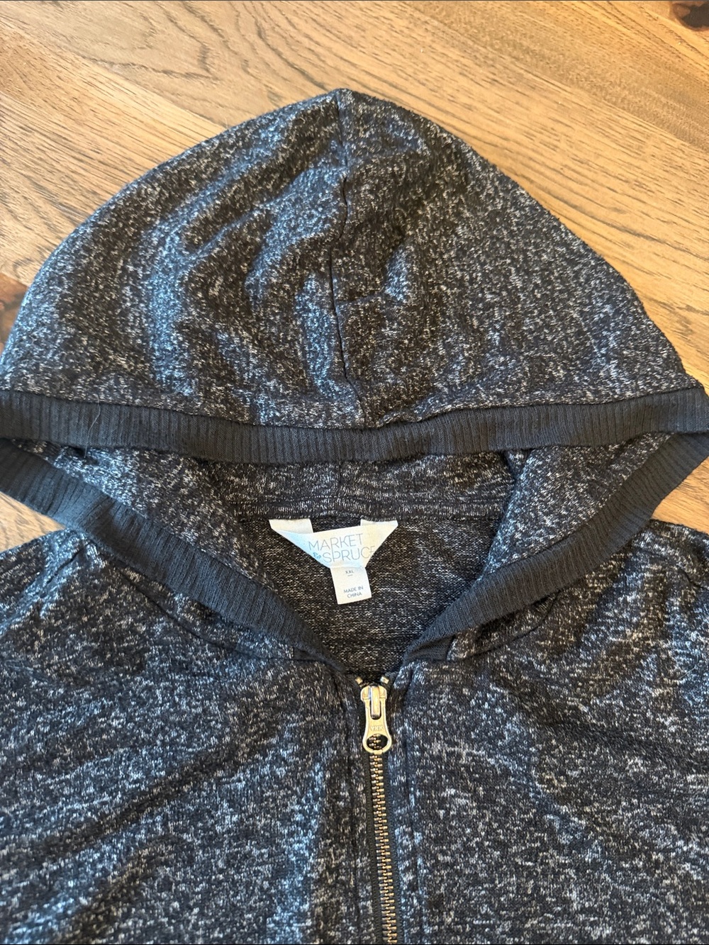 Market & Spruce Women's XXL Full Zip Lighter Weight Hoodie - Picture 13 of 14